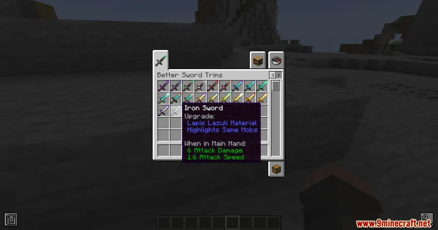 Better Swords Trims Mod screenshot 7 showing mod in action