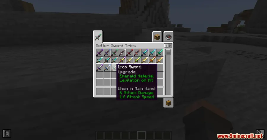 Better Swords Trims Mod screenshot 8 showing mod in action