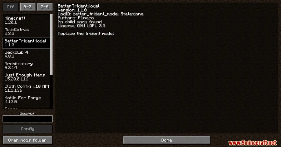 Better Trident Model Mod screenshot 1