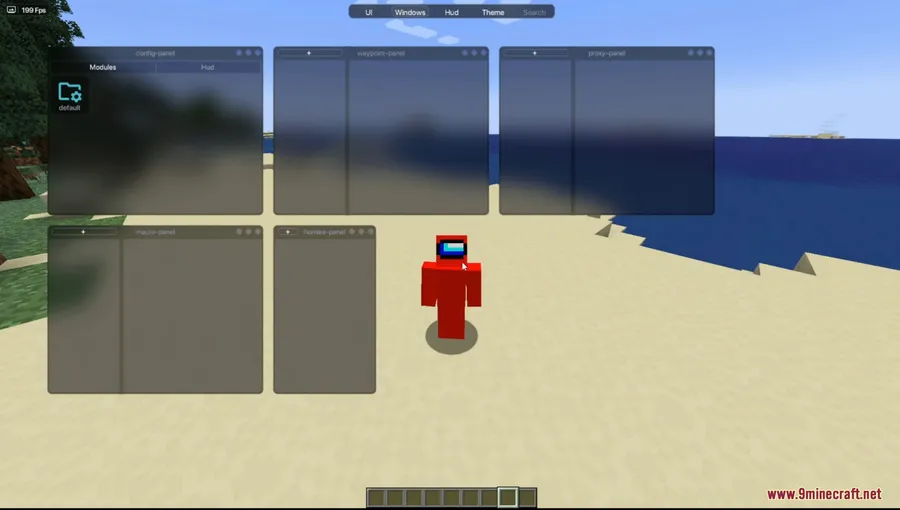 CatLean Client Mod screenshot 2 showing mod in action
