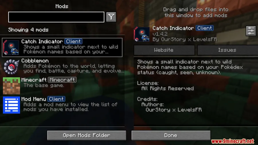Catch Indicator Mod screenshot 1