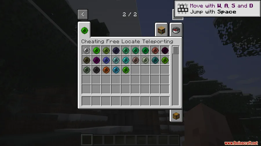Cheating Free Locate Teleporting Mod screenshot 1 showing mod in action