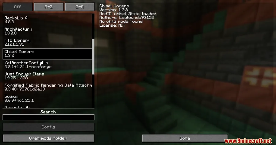 Chisel Modern Mod screenshot 1