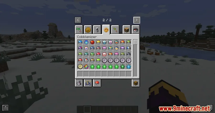 Cobblemizer Mod screenshot 2 showing mod in action