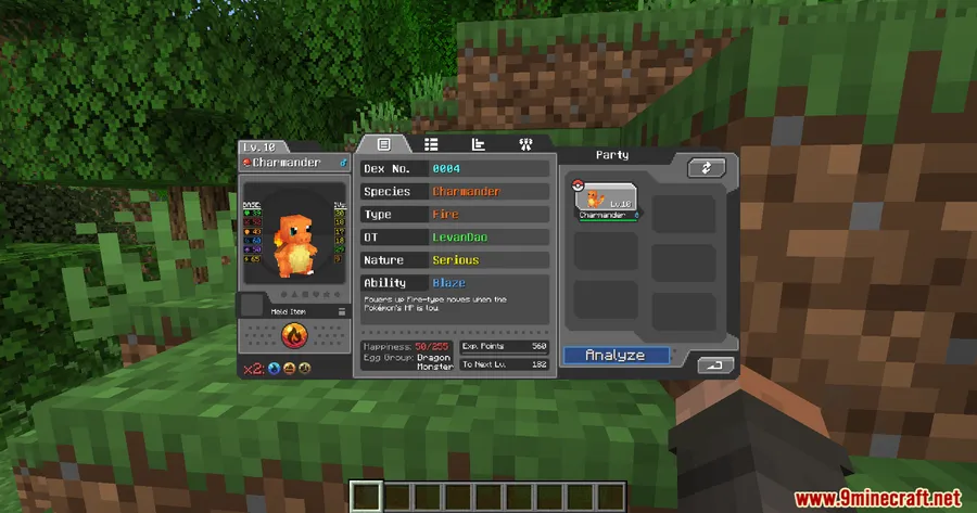 Cobblemon Party Extras Mod screenshot 2