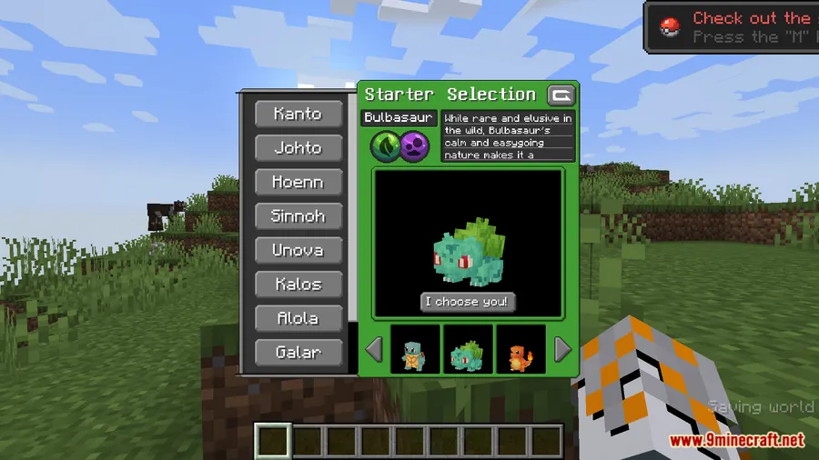 Cobblemon Size Variations Mod screenshot 2 showing mod in action