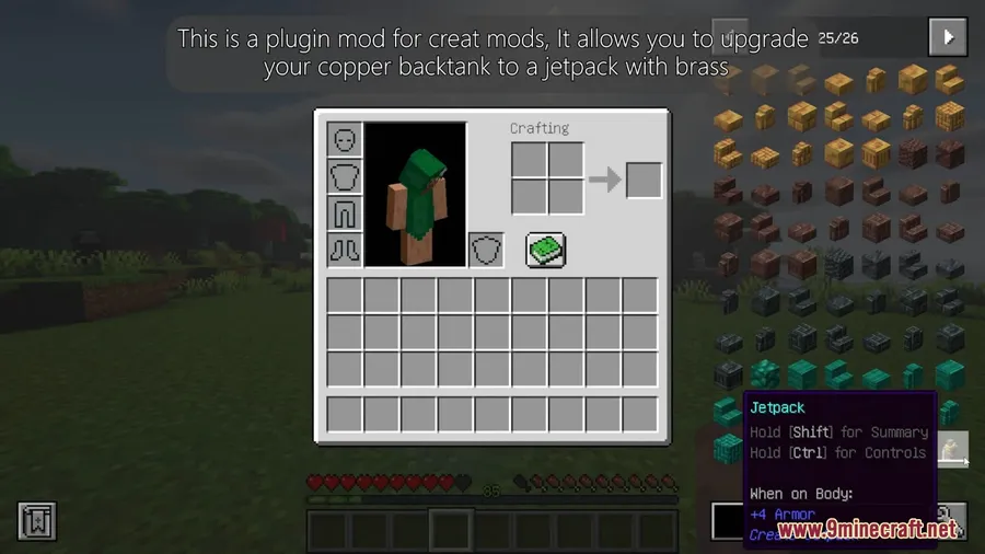 Create Jetpack Mod screenshot 1 showing mod in action