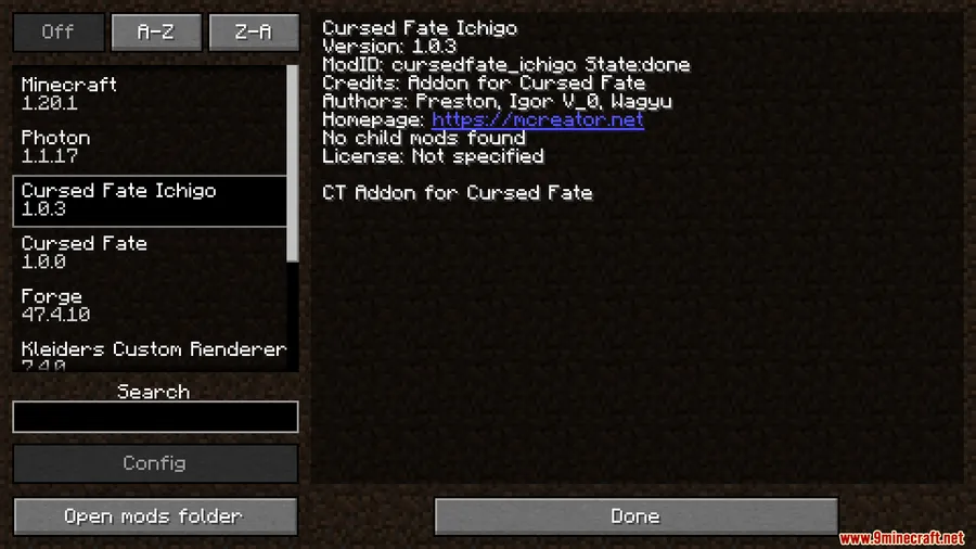 Cursed Fate Multiverse Mod screenshot 1