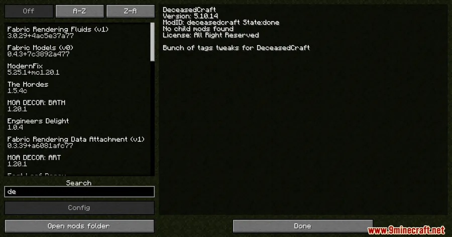 DCTweaks Mod screenshot 1