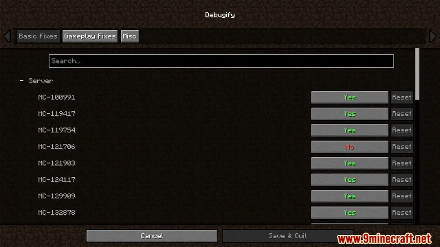 Debugify Reforged Mod screenshot 2 showing mod in action