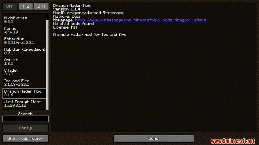 Dragon Radars Mod screenshot 1 showing mod in action