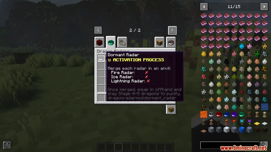 Dragon Radars Mod screenshot 2 showing mod in action