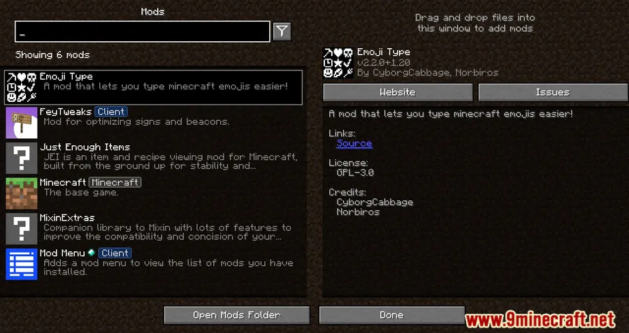 Emoji Type Mod screenshot 1 showing mod in action