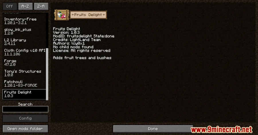 Fruits Delight Mod screenshot 1