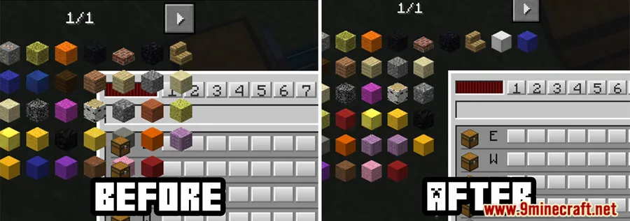 JEI Area Fixer Mod screenshot 2 showing mod in action