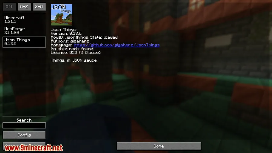 Json Things Mod screenshot 1