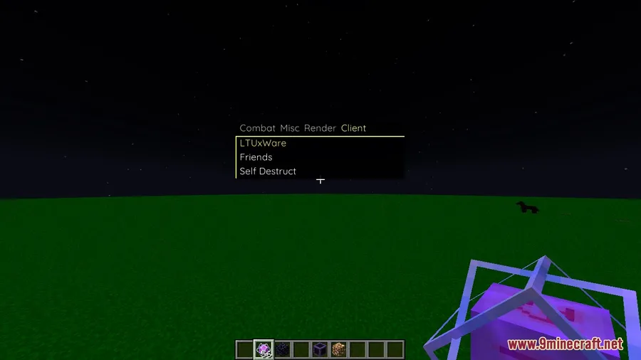 LTUxWare Client Mod screenshot 1 showing mod in action