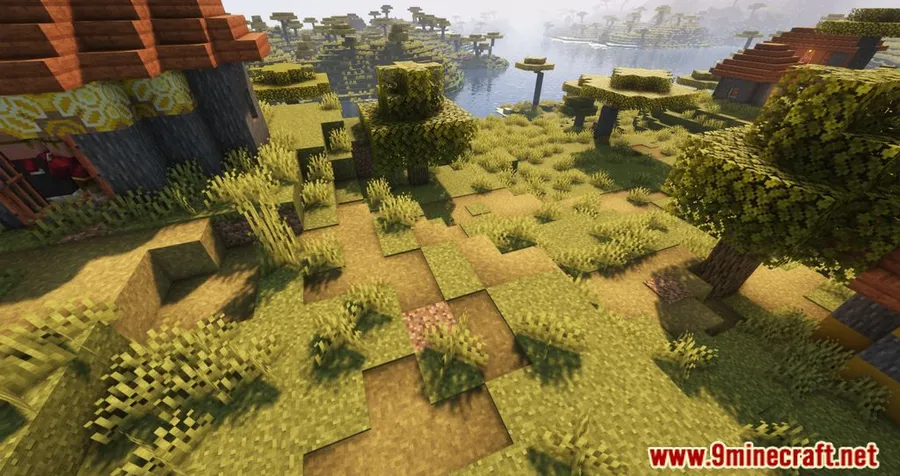Macaw's Paths and Pavings Mod screenshot 1 showing mod in action