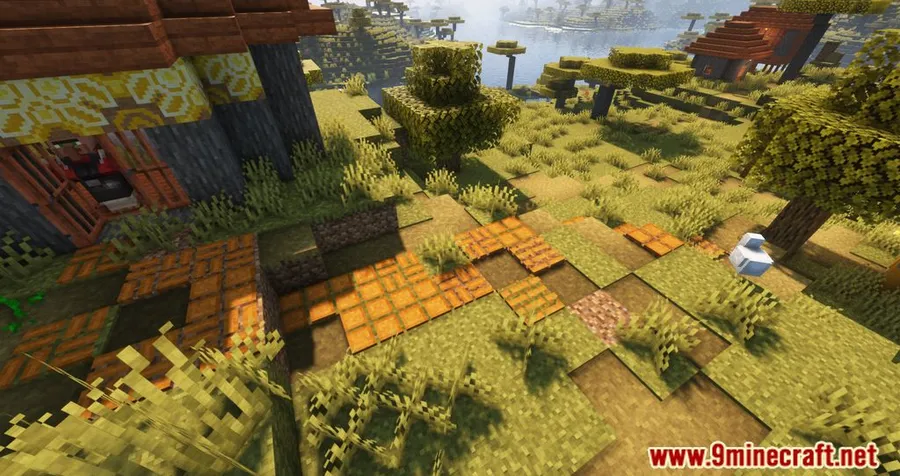 Macaw's Paths and Pavings Mod screenshot 2 showing mod in action