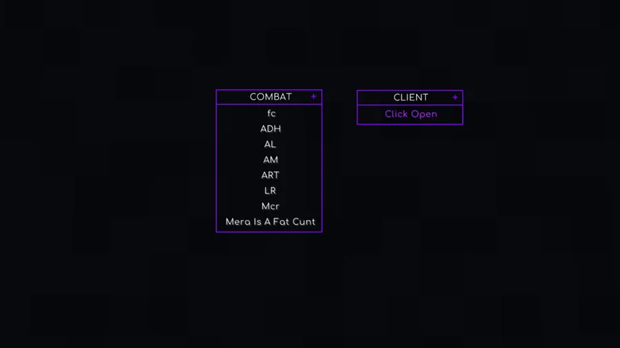 Mera Client Mod screenshot 1 showing mod in action