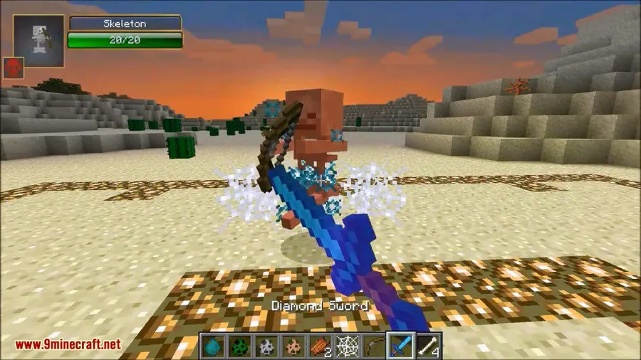 Mob Dismemberment Mod screenshot 1 showing mod in action