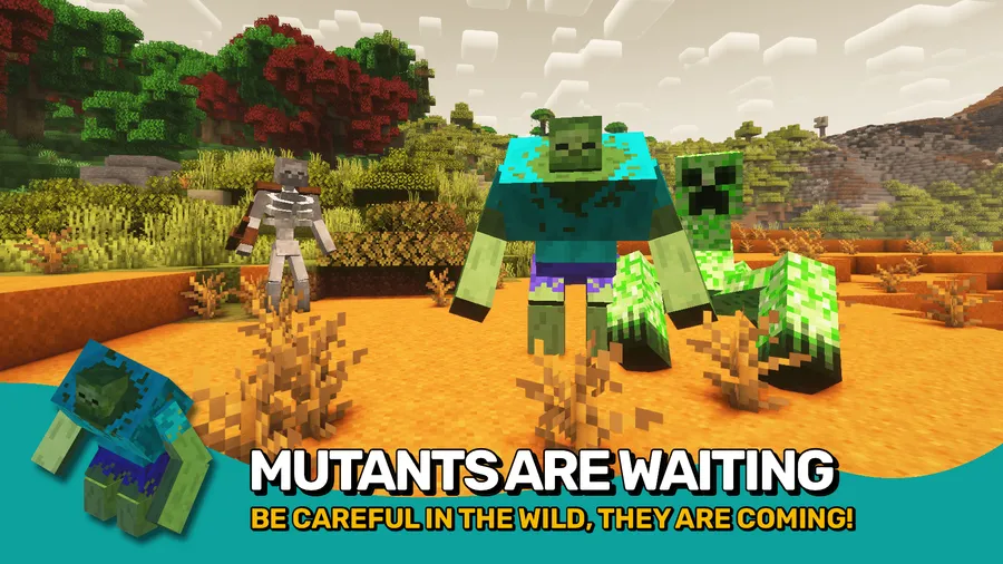 Mutant Monsters Mod screenshot 2 showing mod in action