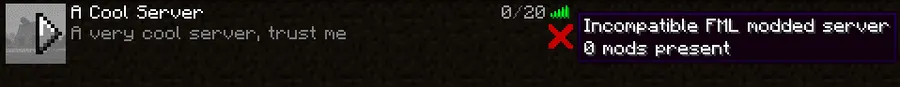 My Server Is Compatible Mod screenshot 1 showing mod in action