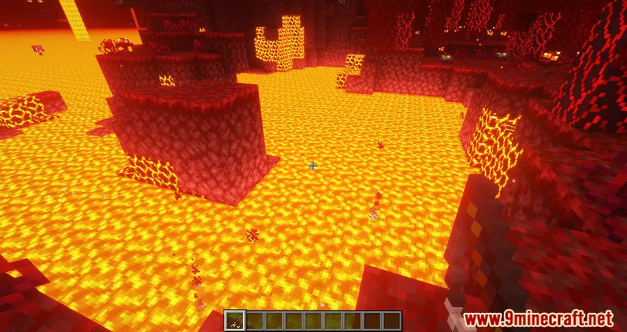 Nether Depths Upgrade Mod screenshot 1 showing mod in action