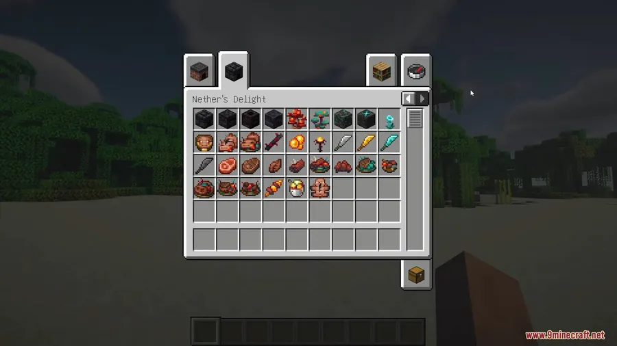 Nether's Delight Refabricated Mod screenshot 2 showing mod in action