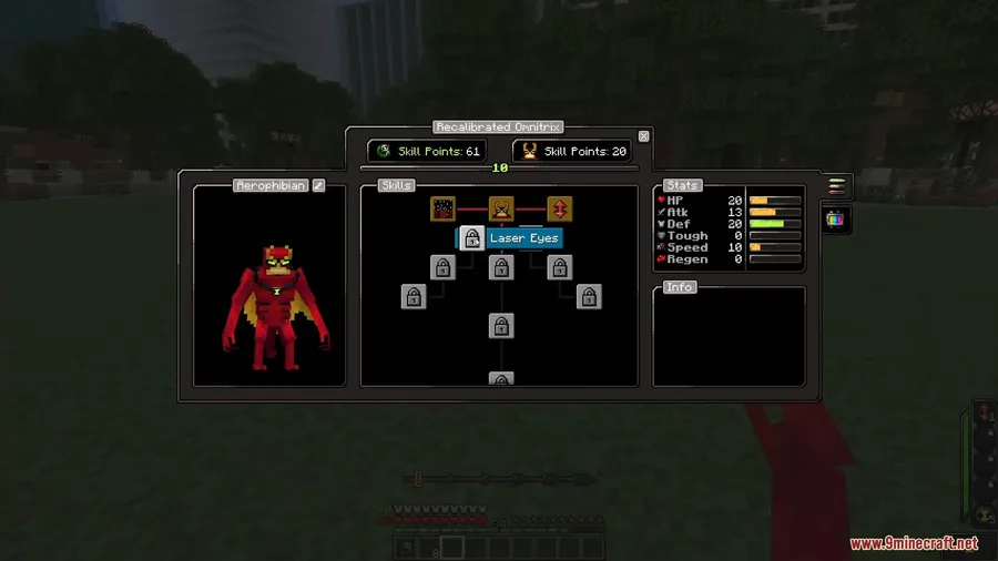 Omnitrix Evolution Alienevo Addon Mod screenshot 1 showing mod in action