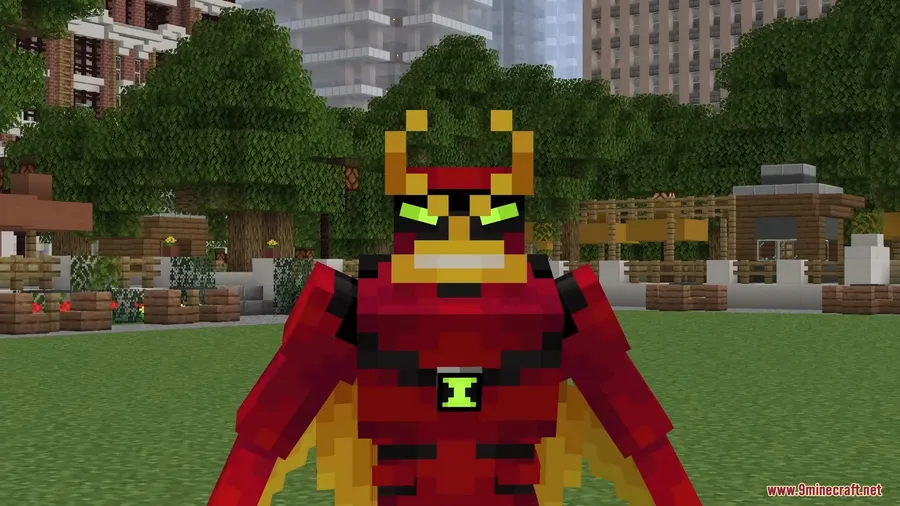 Omnitrix Evolution Alienevo Addon Mod screenshot 2 showing mod in action