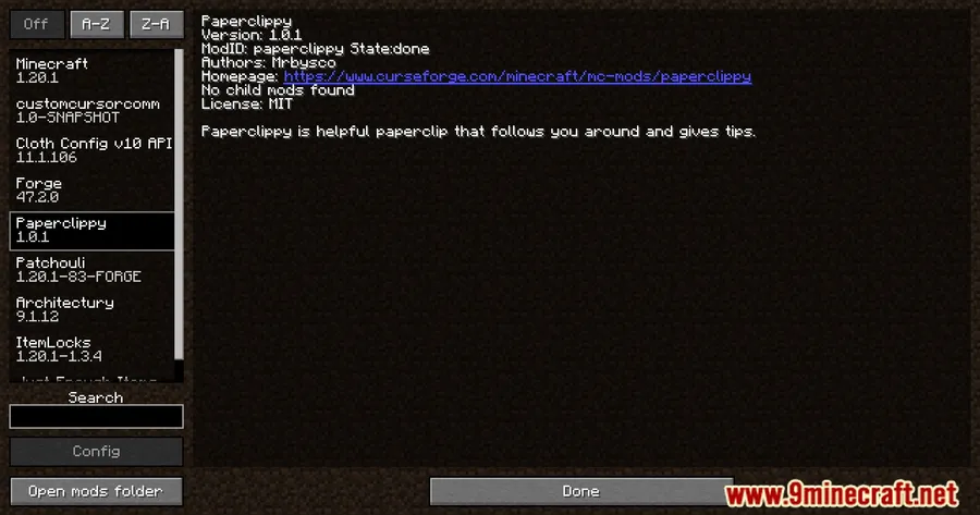 Paperclippy Mod screenshot 1 showing mod in action