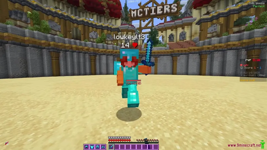 Perfect Reach Mod screenshot 1 showing mod in action