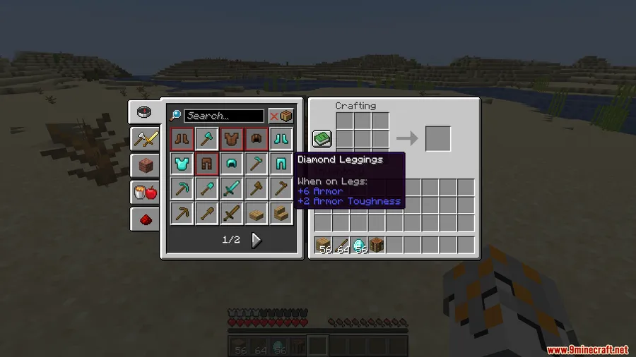 QuickCraft Mod screenshot 1 showing mod in action