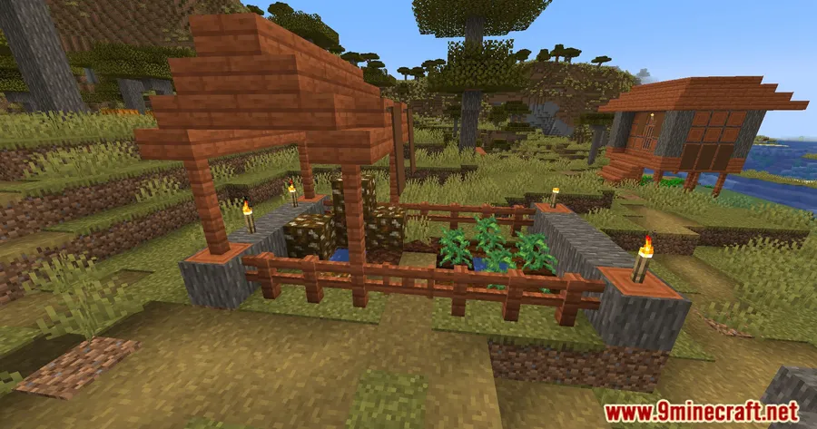 Repurposed Structures Farmer's Delight Compat Mod screenshot 2 showing mod in action