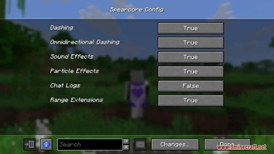SpearCore Premium Client Mod screenshot 1
