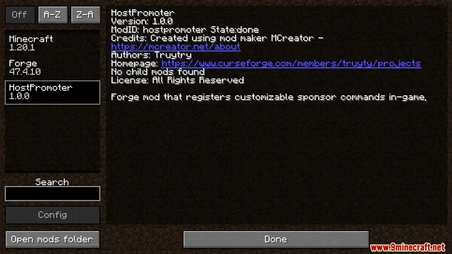 Super HostPromoter Mod screenshot 1 showing mod in action