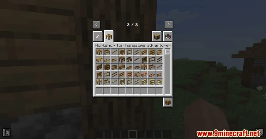 Workshop For Handsome Adventurer Mod screenshot 2 showing mod in action