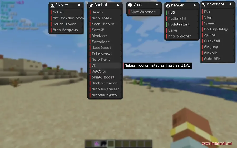 Zoomies Client Mod screenshot 2