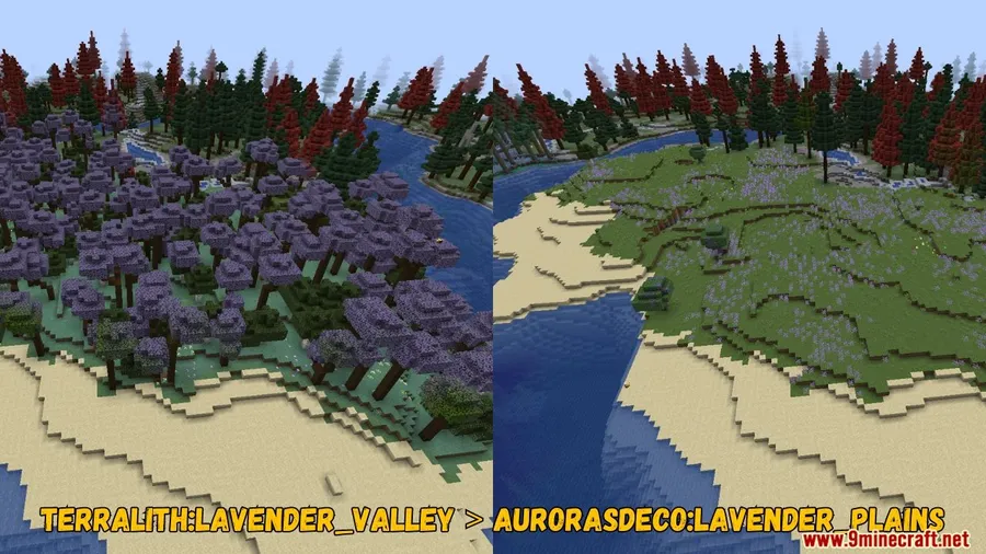 Biome Replacer Mod screenshot 2 showing mod in action