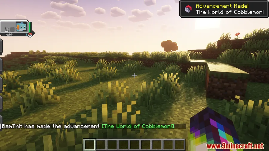 Cobblemon: PlayerXP Mod screenshot 2 showing mod in action