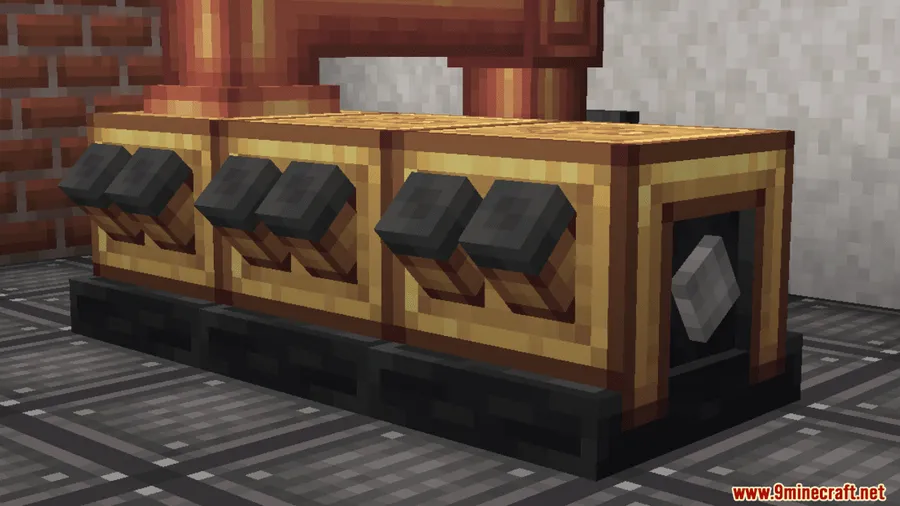 Create: Diesel Generators Mod screenshot 2 showing mod in action