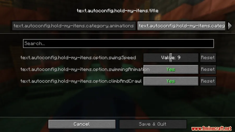 Hold My Items Mod screenshot 2 showing mod in action