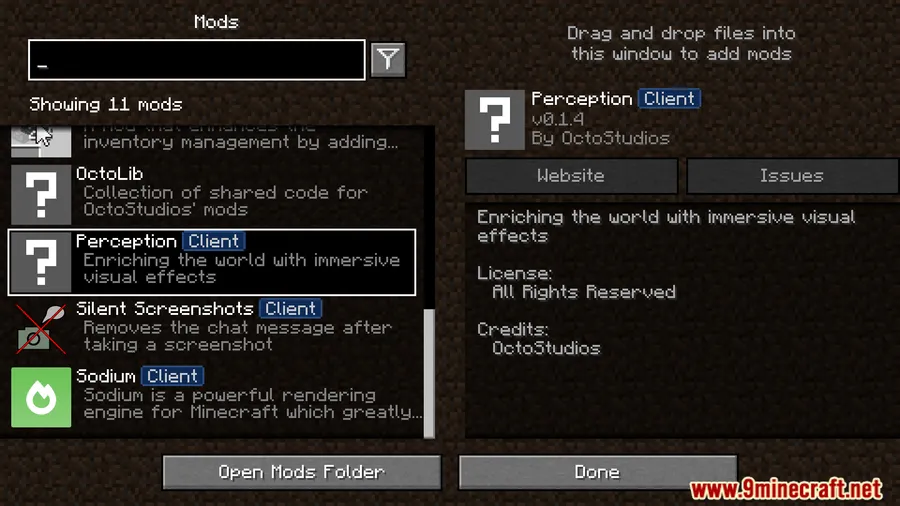 Perception Mod screenshot 2