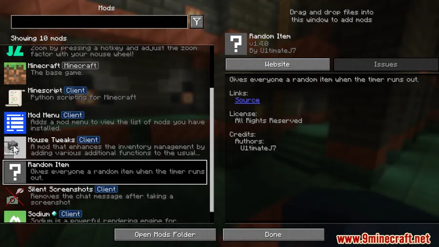 Random Item Mod screenshot 1