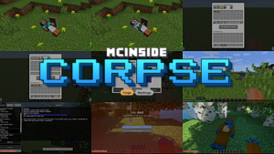 Corpse Mod (1.21.11, 1.20.1) – A Player's Corpse with Inventory Items