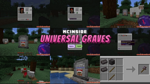 Universal Graves Mod (1.21.11) – Death Chests for Deceased Players