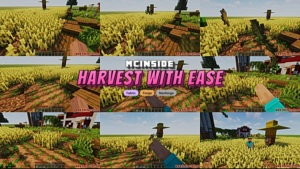 Harvest With Ease Mod (1.21.11, 1.20.1) – Right-Click Harvesting