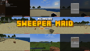 Sweeper Maid Mod (1.20.4, 1.20.1) – Dustbin System For Dropped Items