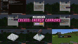 Create Energy Cannons Mod (1.20.6, 1.20.1) – Lasers And Railguns